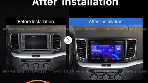 Màn hình DVD Android xe Volkswagen Sharan 2010 - nay | Fujitech 